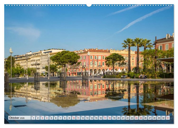Produktbild: NIZZA Idyllische Impressionen (Wandkalender 2026 DIN A2 quer), CALVENDO Monatskalender