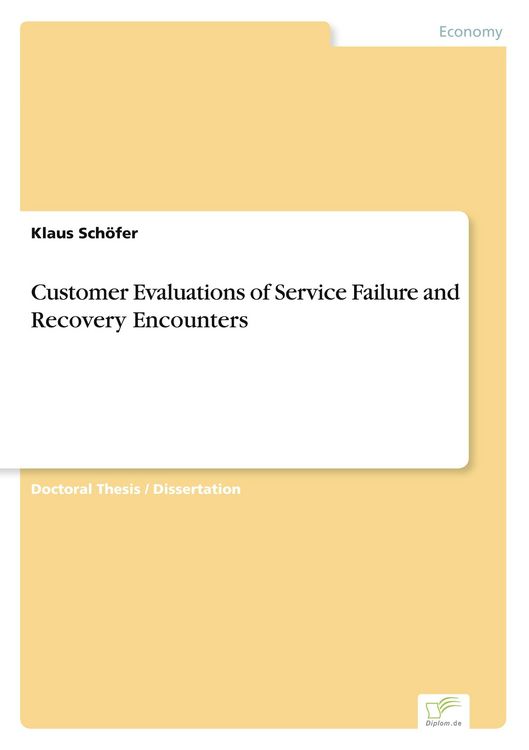 Produktbild: Customer Evaluations of Service Failure and Recovery Encounters