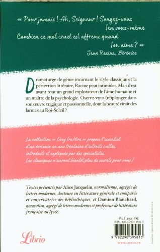 Produktbild: Osez (re)lire Racine : 35 extraits pour souffrir avec style