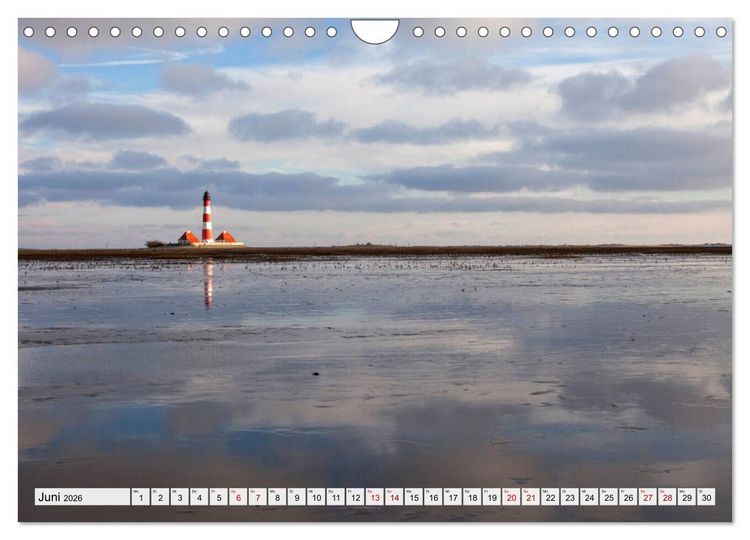 Produktbild: Schleswig-Holstein - Nordfriesland (Wandkalender 2026 DIN A4 quer), CALVENDO Monatskalender
