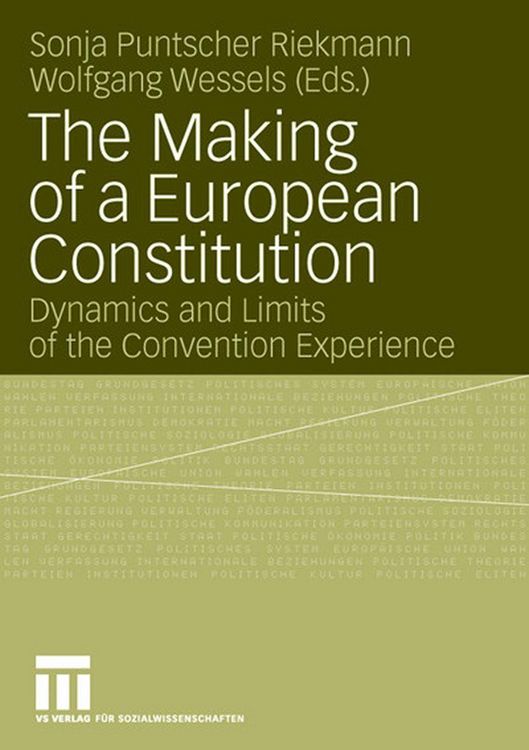 Produktbild: The Making of a European Constitution