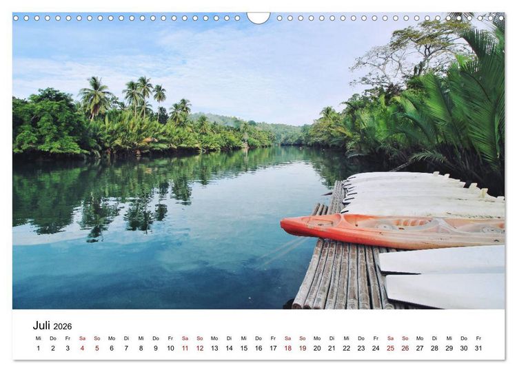 Produktbild: Philippinen - Faszinierende Inselwelten (Wandkalender 2026 DIN A3 quer), CALVENDO Monatskalender