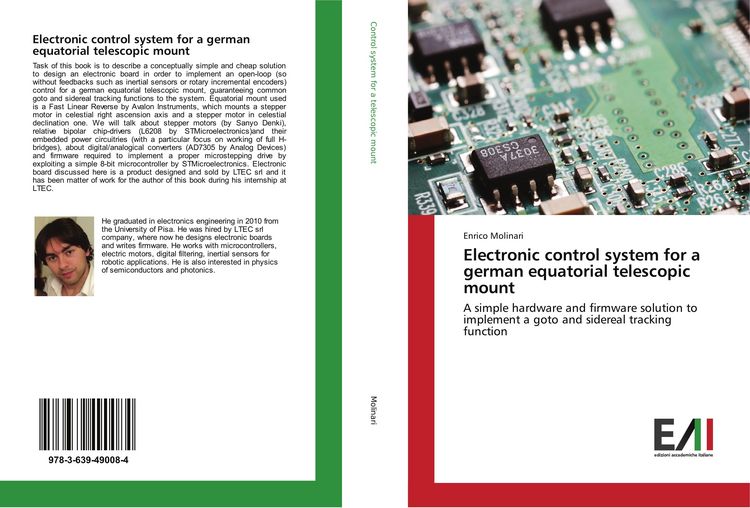 Produktbild: Electronic control system for a german equatorial telescopic mount