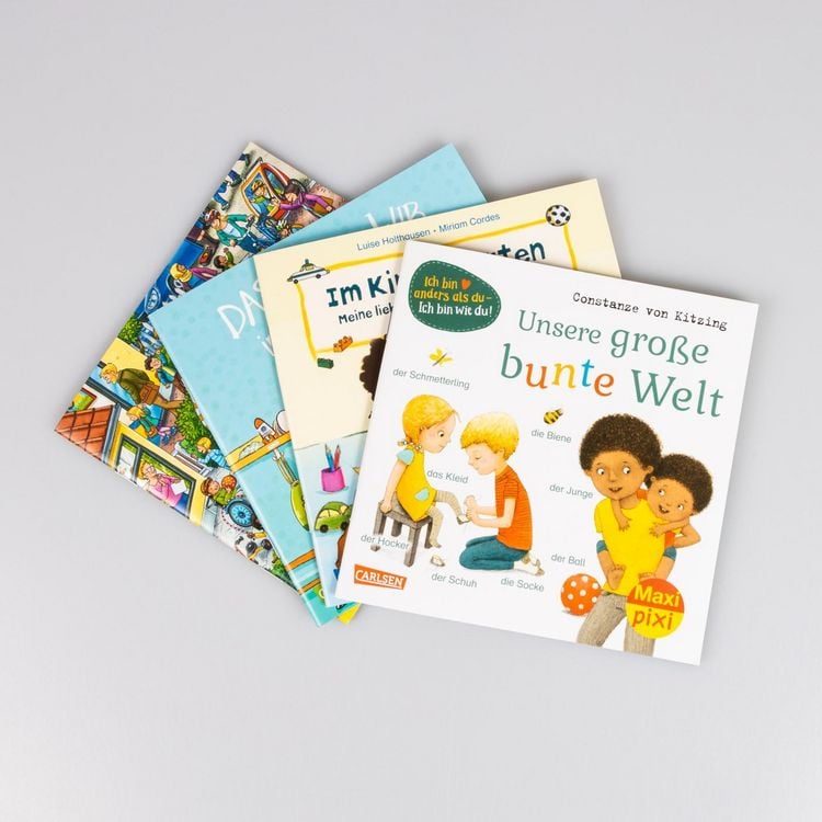Produktbild: Maxi-Pixi-4er-Set 95: Neues aus dem Kindergarten (4x1 Exemplar)