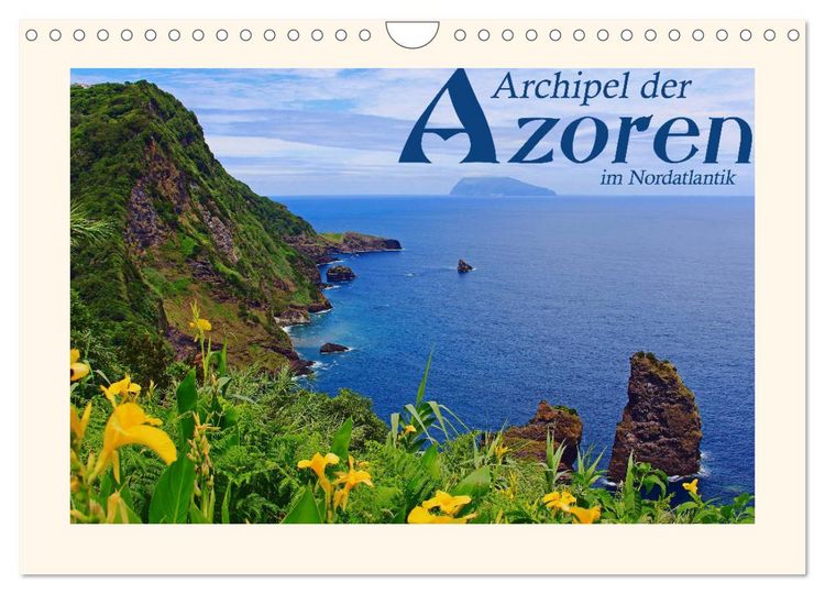 Produktbild: Archipel der Azoren im Nordatlantik (Wandkalender 2026 DIN A4 quer), CALVENDO Monatskalender