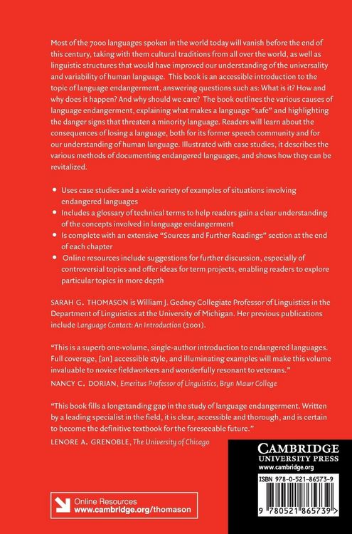 Produktbild: Endangered Languages