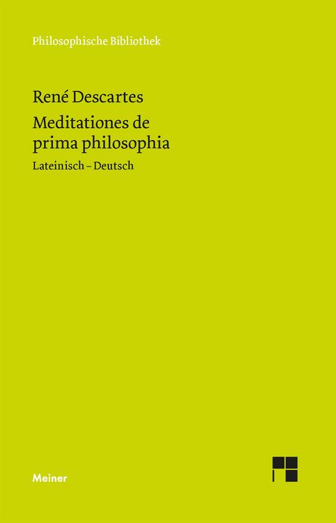 Produktbild: Meditationes de prima philosophia
