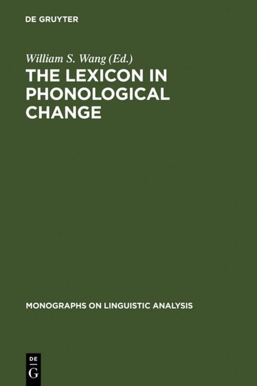 Produktbild: The Lexicon in Phonological Change