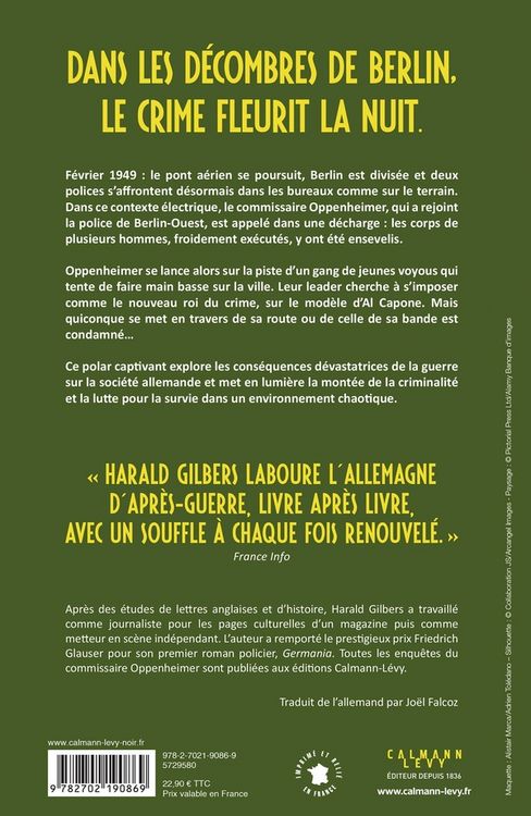 Produktbild: L'&eacute;cho des ruines : une enqu&ecirc;te du commissaire Oppenheimer