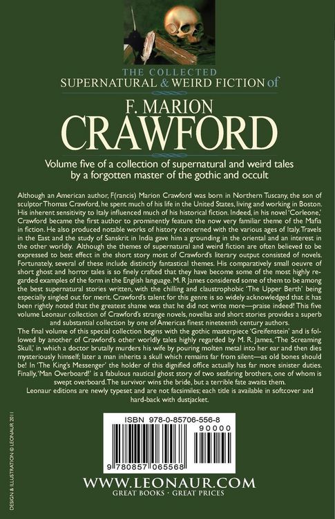 Produktbild: The Collected Supernatural and Weird Fiction of F. Marion Crawford