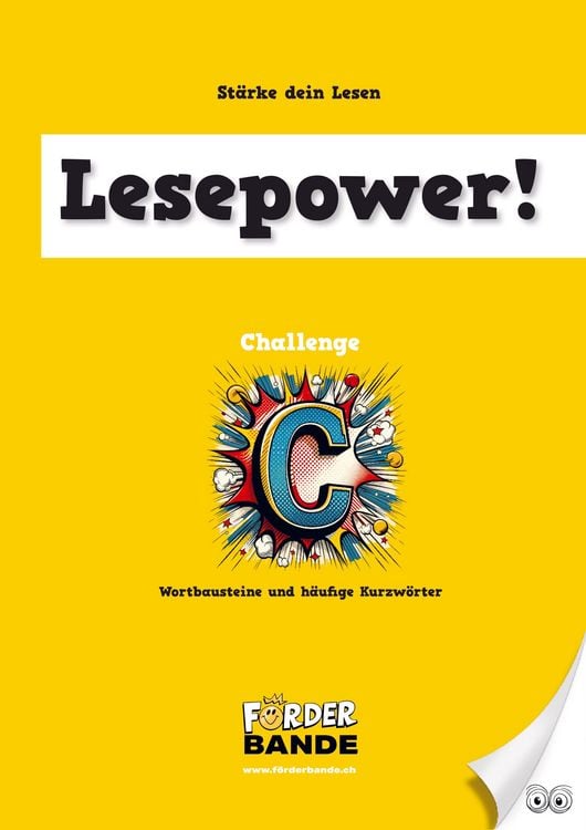 Produktbild: Lesepower! Challenge C - Wortbausteine und h&auml;ufige Kurzw&ouml;rter