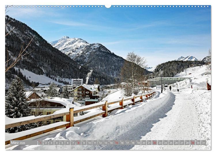 Produktbild: St. Anton am Arlberg (Wandkalender 2026 DIN A2 quer), CALVENDO Monatskalender