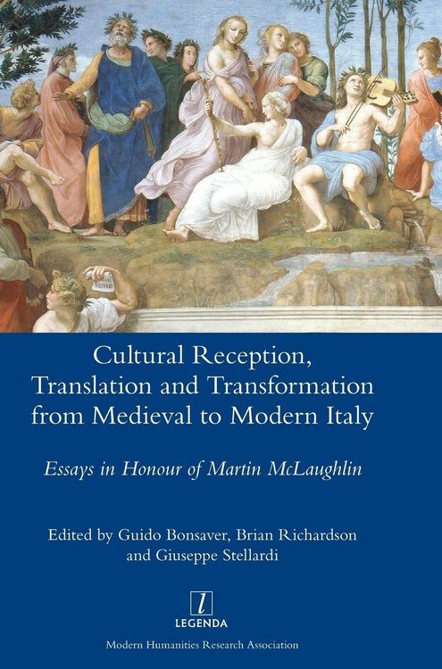 Produktbild: Cultural Reception, Translation and Transformation from Medieval to Modern Italy