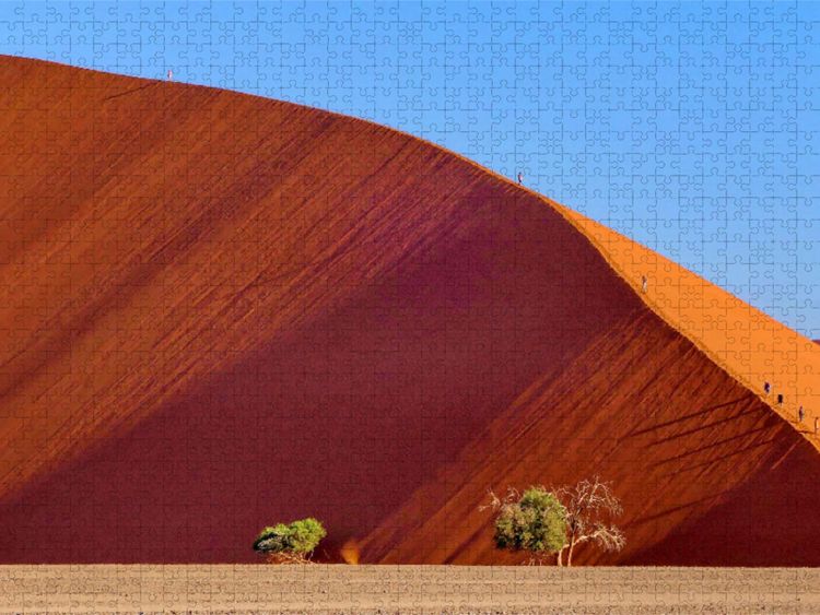 Produktbild: CALVENDO Puzzle D&uuml;ne 45 Sossusvlei | 1000 Teile Lege-Gr&ouml;&szlig;e 64x48cm Foto-Puzzle f&uuml;r gl&uuml;ckliche Stunden