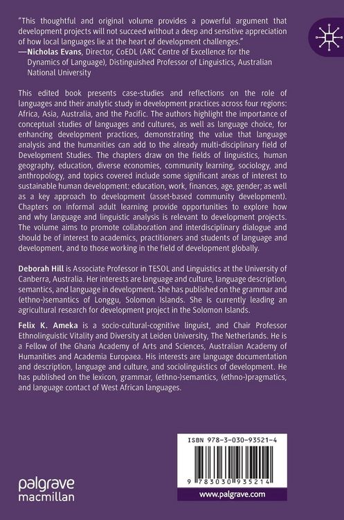 Produktbild: Languages, Linguistics and Development Practices