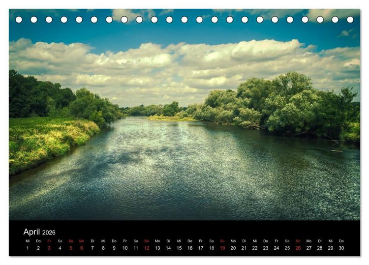 Produktbild: Dessau - Kulturlandschaft (Tischkalender 2026 DIN A5 quer), CALVENDO Monatskalender