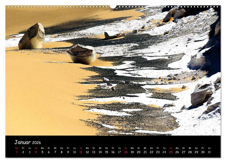 Produktbild: Weisse W&uuml;ste &Auml;gypten (Wandkalender 2026 DIN A2 quer), CALVENDO Monatskalender