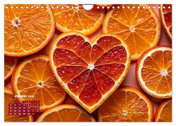 Produktbild: Die Welt in Orange (Wandkalender 2026 DIN A4 quer), CALVENDO Monatskalender