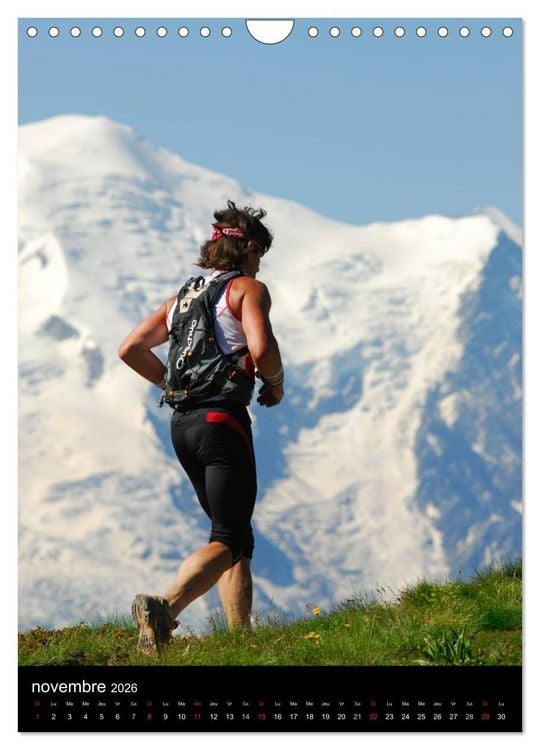 Produktbild: Trail Running Passion et &eacute;motion (Calendrier mural 2026 DIN A4 horizontal), CALVENDO calendrier mensuel