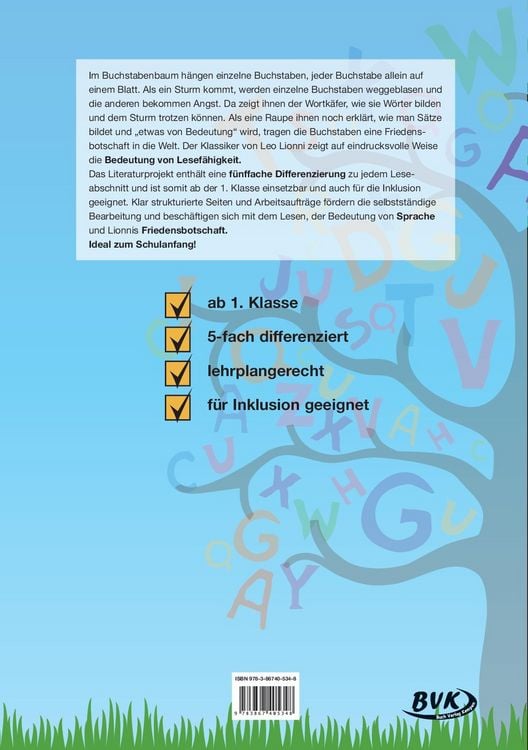 Produktbild: Literaturprojekt zu Der Buchstabenbaum