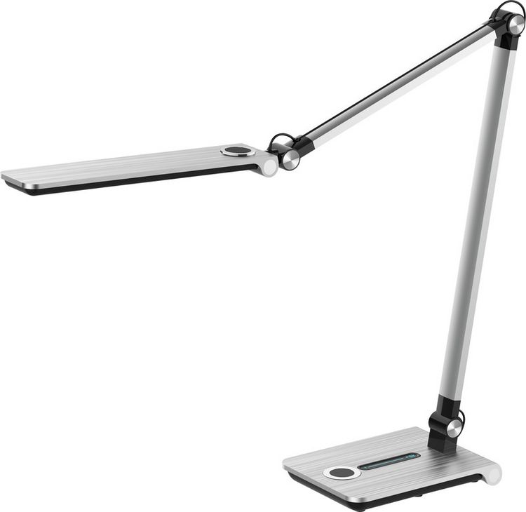 Produktbild: Tischl. LED Wave silber geb&uuml;r.