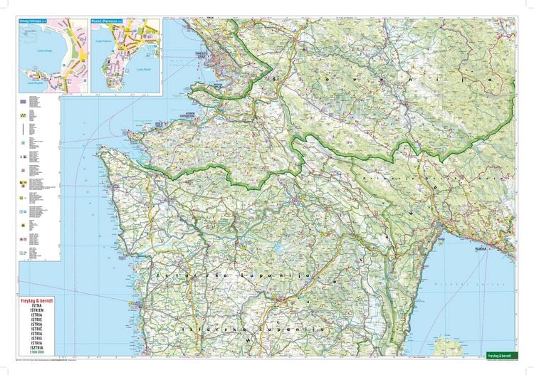 Produktbild: freytag & berndt Stra&szlig;enkarte Istrien 1:100.000