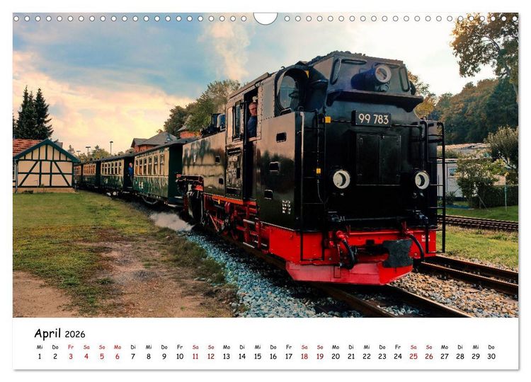 Produktbild: R&uuml;gens "rasender Roland" (Wandkalender 2026 DIN A3 quer), CALVENDO Monatskalender