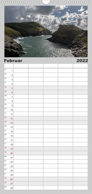 Produktbild: Familienplaner Foto-Momente S&uuml;d-England - Magische Orte (Wandkalender 2022 , 21 cm x 45 cm, hoch)