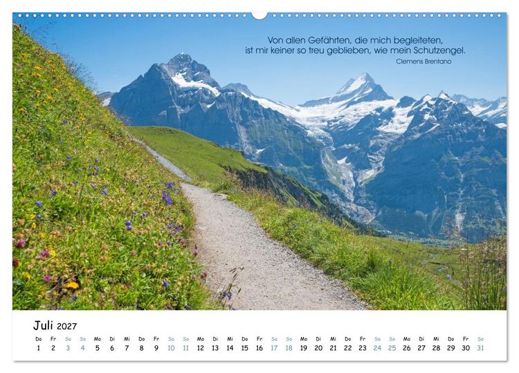 Produktbild: Christliche Bildpoesie 2027 (Wandkalender 2027 DIN A2 quer), CALVENDO Monatskalender