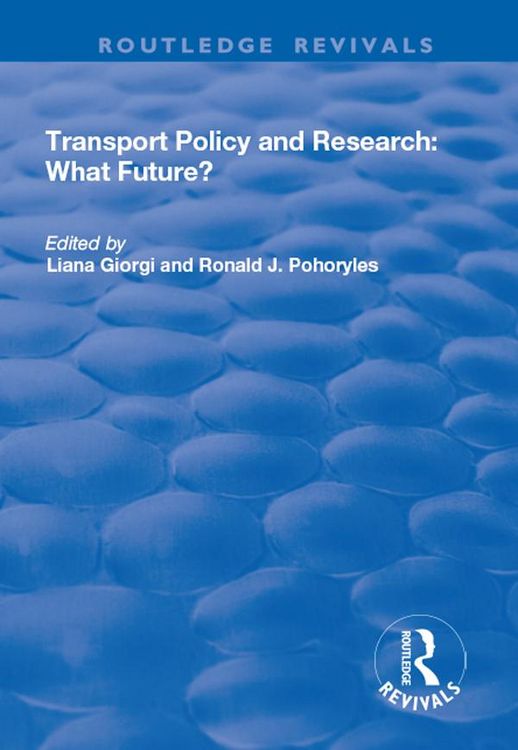 Produktbild: Transport Policy and Research