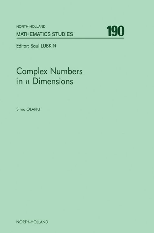 Produktbild: Complex Numbers in n Dimensions