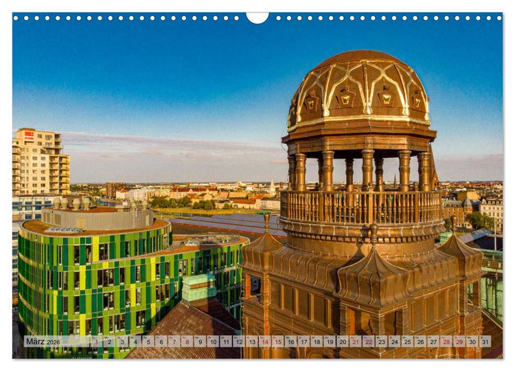 Produktbild: Malm&ouml; von oben (Wandkalender 2026 DIN A3 quer), CALVENDO Monatskalender