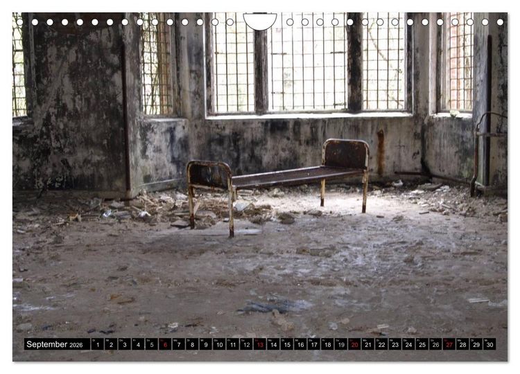 Produktbild: Beelitz Heilst&auml;tten-Faszination des Verfalls (Wandkalender 2026 DIN A4 quer), CALVENDO Monatskalender