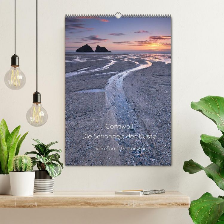 Produktbild: Cornwall - Die Sch&ouml;nheit der K&uuml;ste (Wandkalender 2026 DIN A2 hoch), CALVENDO Monatskalender