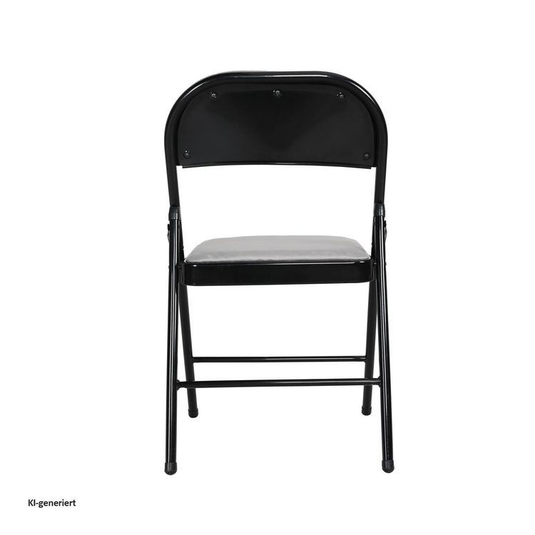 Produktbild: HTI-Living 4er Set Klappst&uuml;hle mit Polsterung Metallgestell und Samtbezug