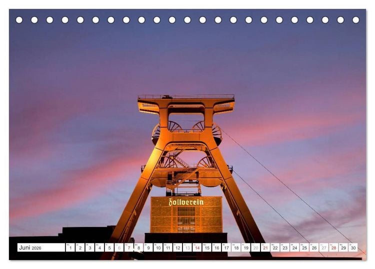 Produktbild: Blaue Stunde in Nordrhein-Westfalen (Tischkalender 2026 DIN A5 quer), CALVENDO Monatskalender