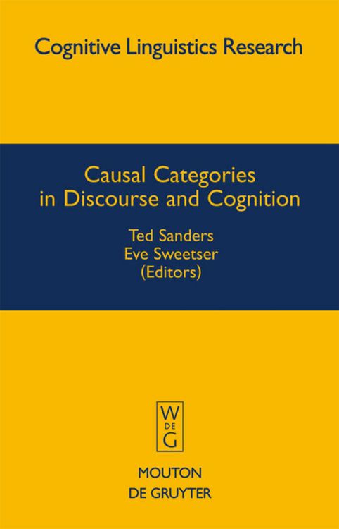 Produktbild: Causal Categories in Discourse and Cognition