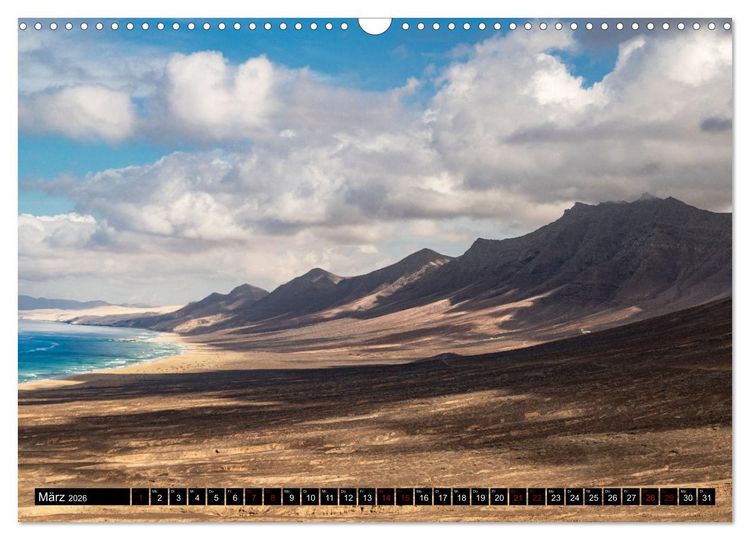 Produktbild: Fuerteventura - Eine Reise &uuml;ber die Vulkaninsel (Wandkalender 2026 DIN A3 quer), CALVENDO Monatskalender