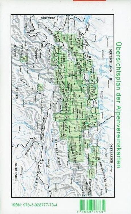 Produktbild: DAV Alpenvereinskarte 31/2 Stubaier Alpen Sellrain 1 : 25 000 Wegmarkierungen