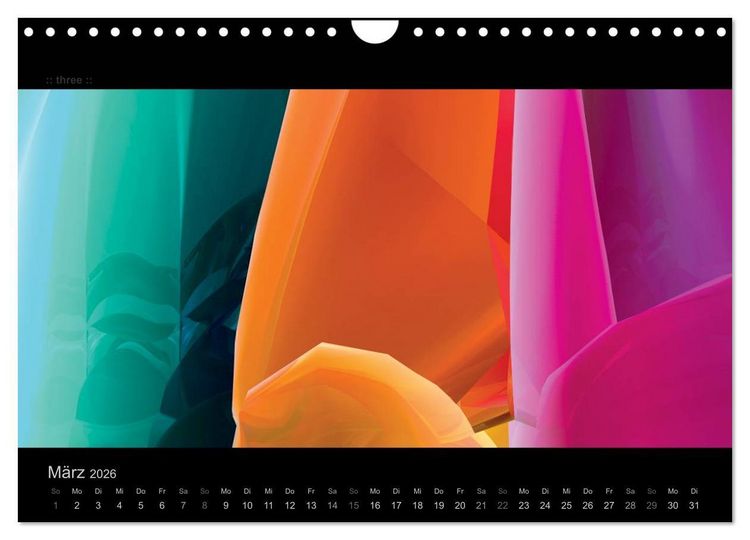 Produktbild: Abstrakte Kunst (Wandkalender 2026 DIN A4 quer), CALVENDO Monatskalender