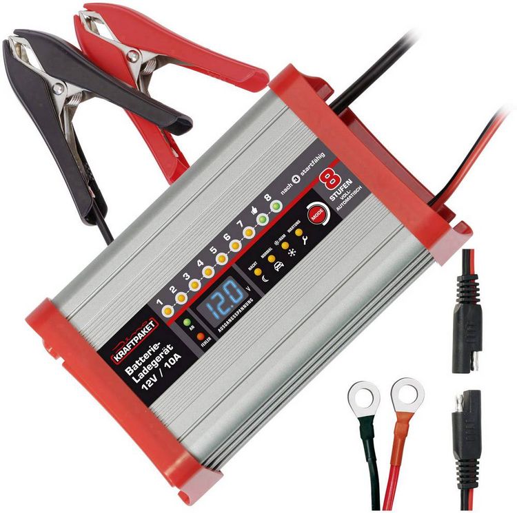 Produktbild: Dino KRAFTPAKET 136321 Automatikladeger&auml;t 12V 10A