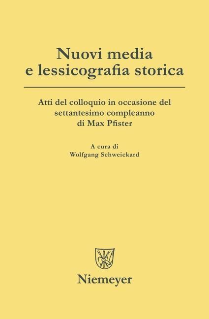 Produktbild: Nuovi media e lessicografia storica