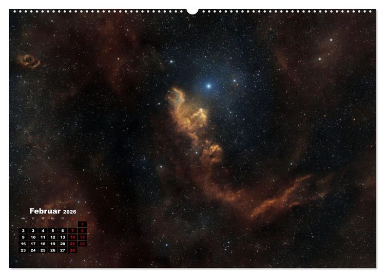 Produktbild: InfinityAstro - die Unendlichkeit im Bild - Astrofotos von Roland Schliessus (hochwertiger Premium Wandkalender 2026 DIN A2 quer), Kunstdruck in Hochglanz