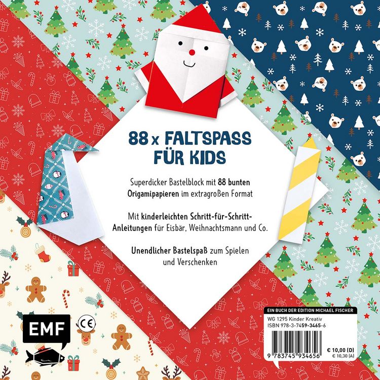Produktbild: 88 x Origami Kids &ndash; Weihnachtszauber