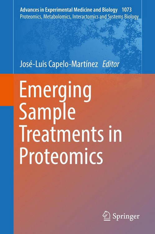 Produktbild: Emerging Sample Treatments in Proteomics