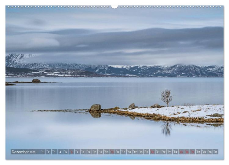 Produktbild: Lofoten - From Dusk Till Dawn (hochwertiger Premium Wandkalender 2026 DIN A2 quer), Kunstdruck in Hochglanz