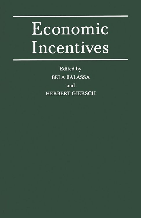 Produktbild: Economic Incentives