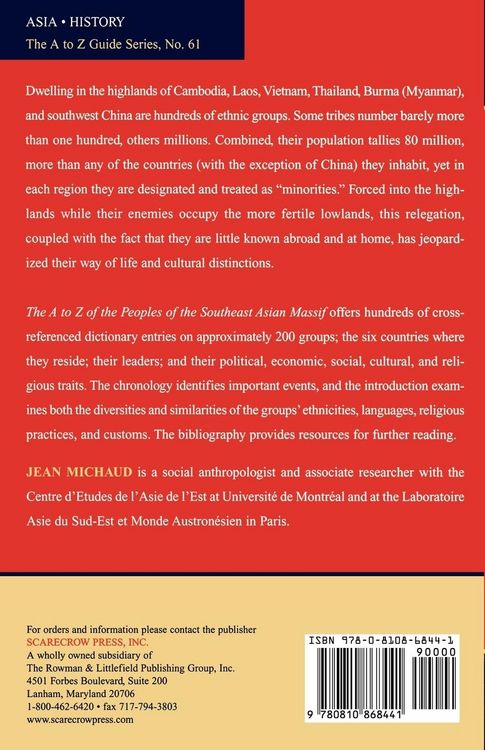 Produktbild: To Z of the Peoples of the Southeast Asian Massif