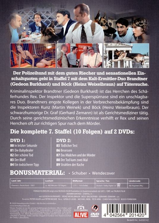 Produktbild: Kommissar Rex - Die komplette 7. Staffel [2 DVDs]