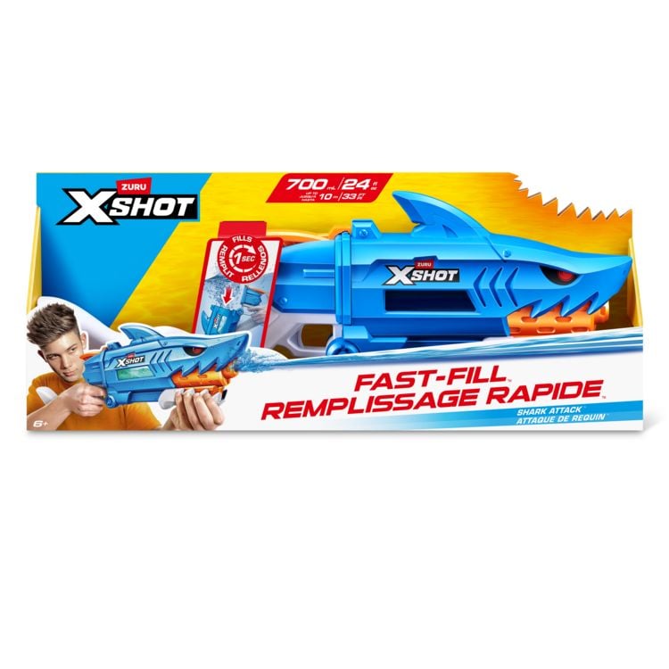Produktbild: ZURU XSHOT Water - Fast-Fill Shark Attack - Wasserpistole